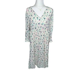 Cream Colored Peasant Dress